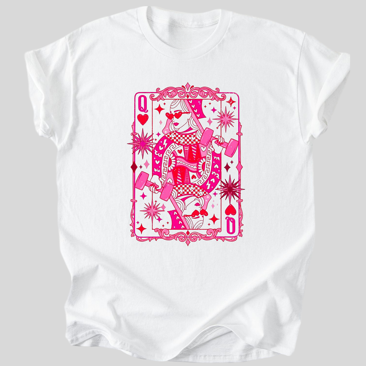Queen of Hearts Premium Cotton T-Shirt