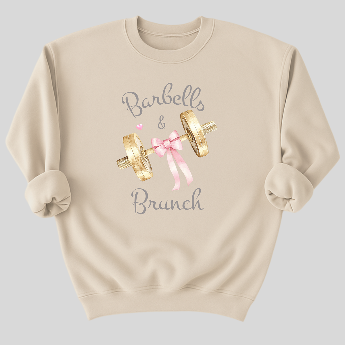 Barbells And Brunch Organic Cotton Sweatshirt