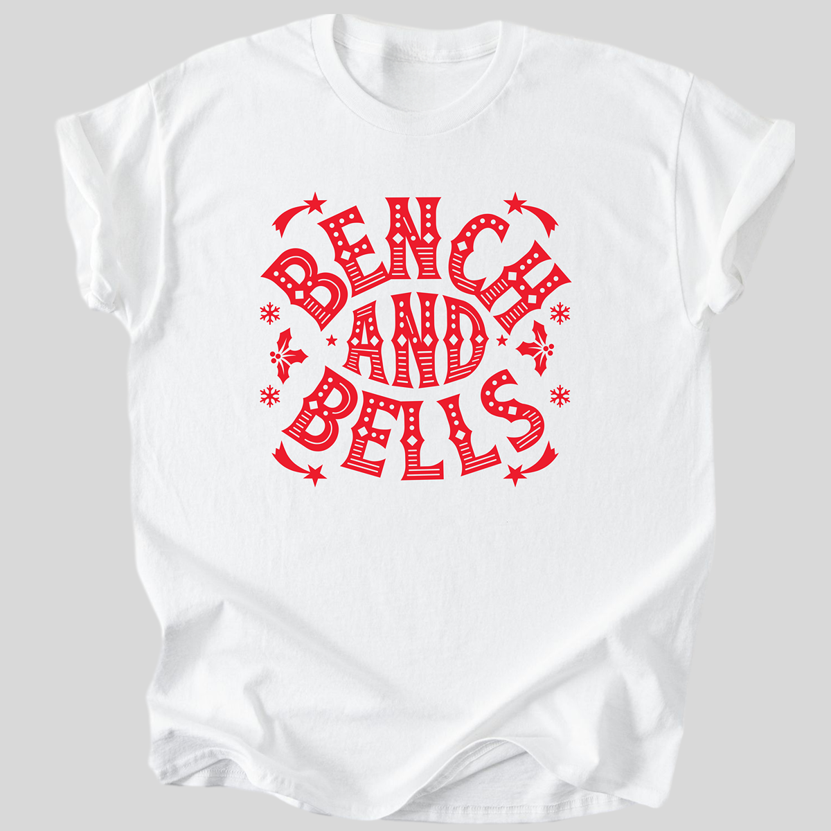 Bench And Bells Christmas Edition Premium Organic Cotton T Shirt