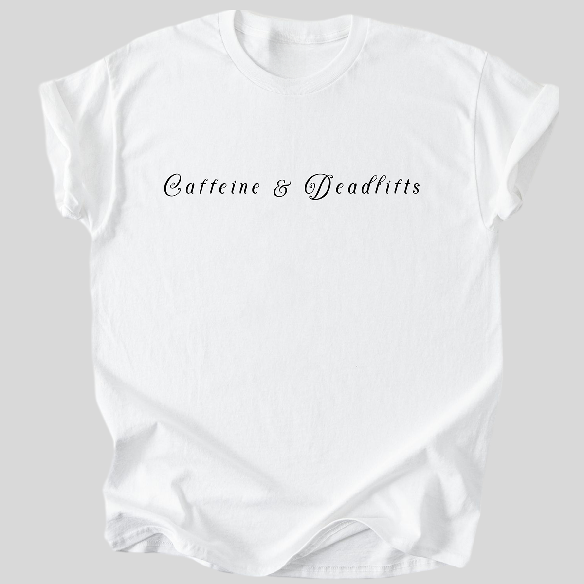 Caffeine and Deadlifts Premium Organic Cotton T-Shirt
