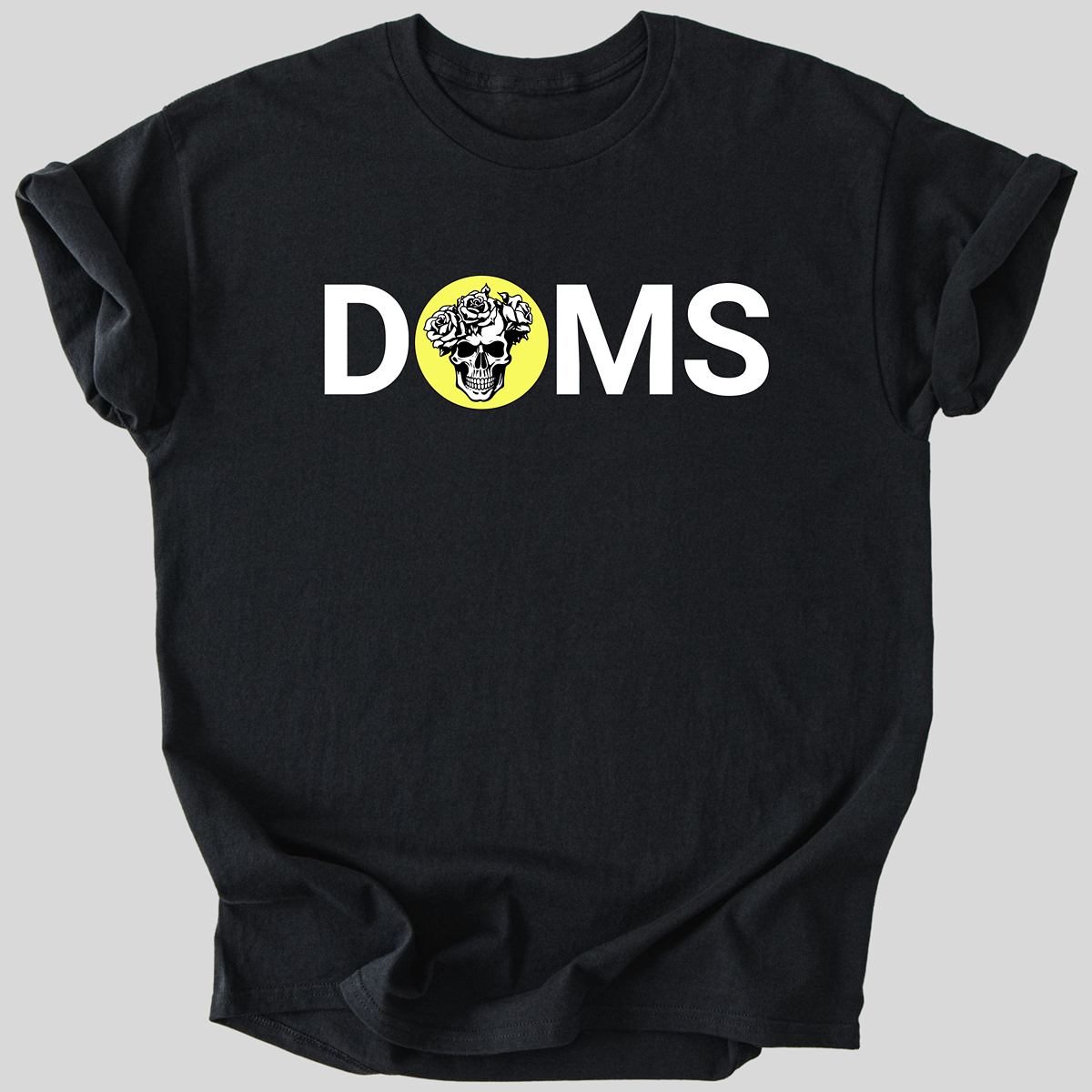 DOMS Skull Premium Organic Cotton T Shirt