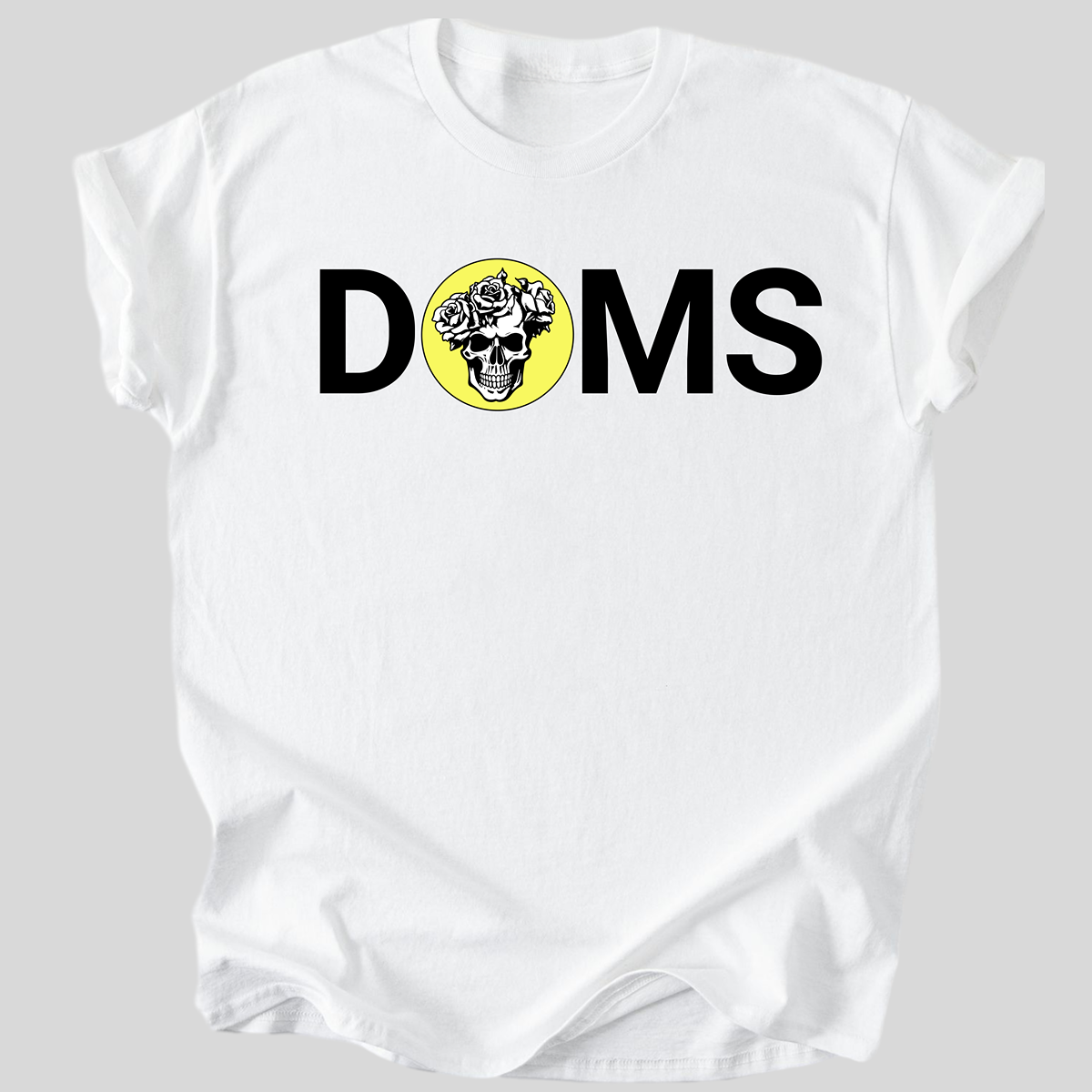 DOMS Skull Premium Organic Cotton T Shirt