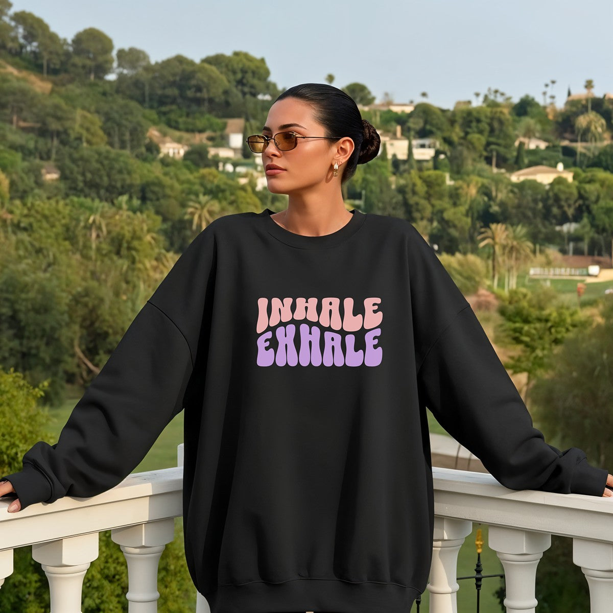 Inhale Exhale Organic Cotton Sweatshirt