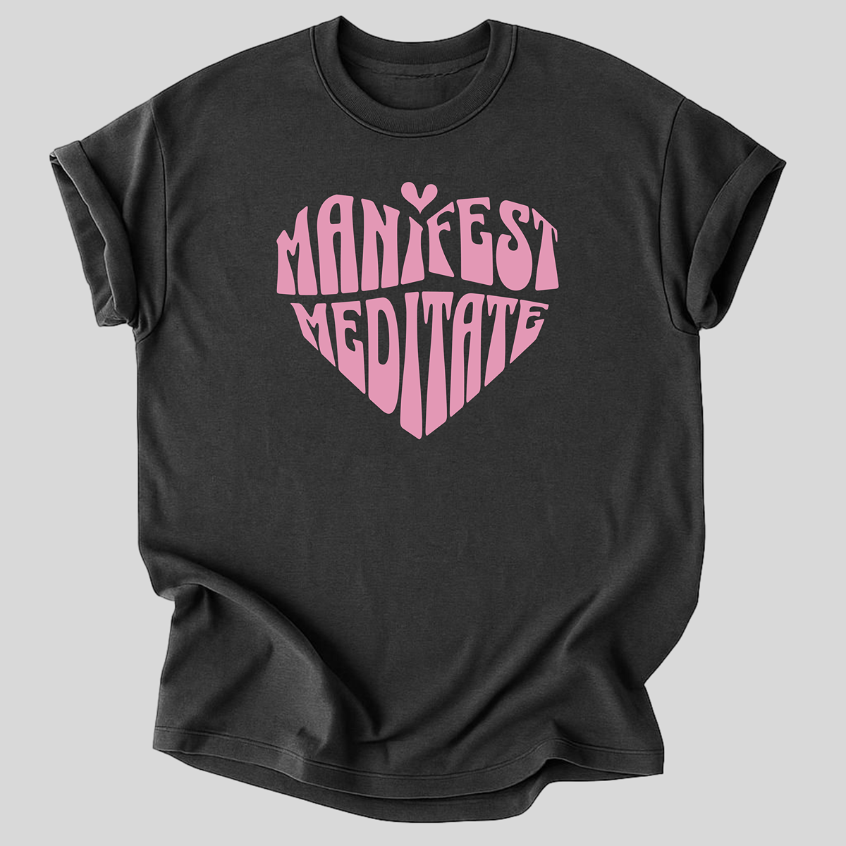 Manifest Meditate Premium Cotton T Shirt