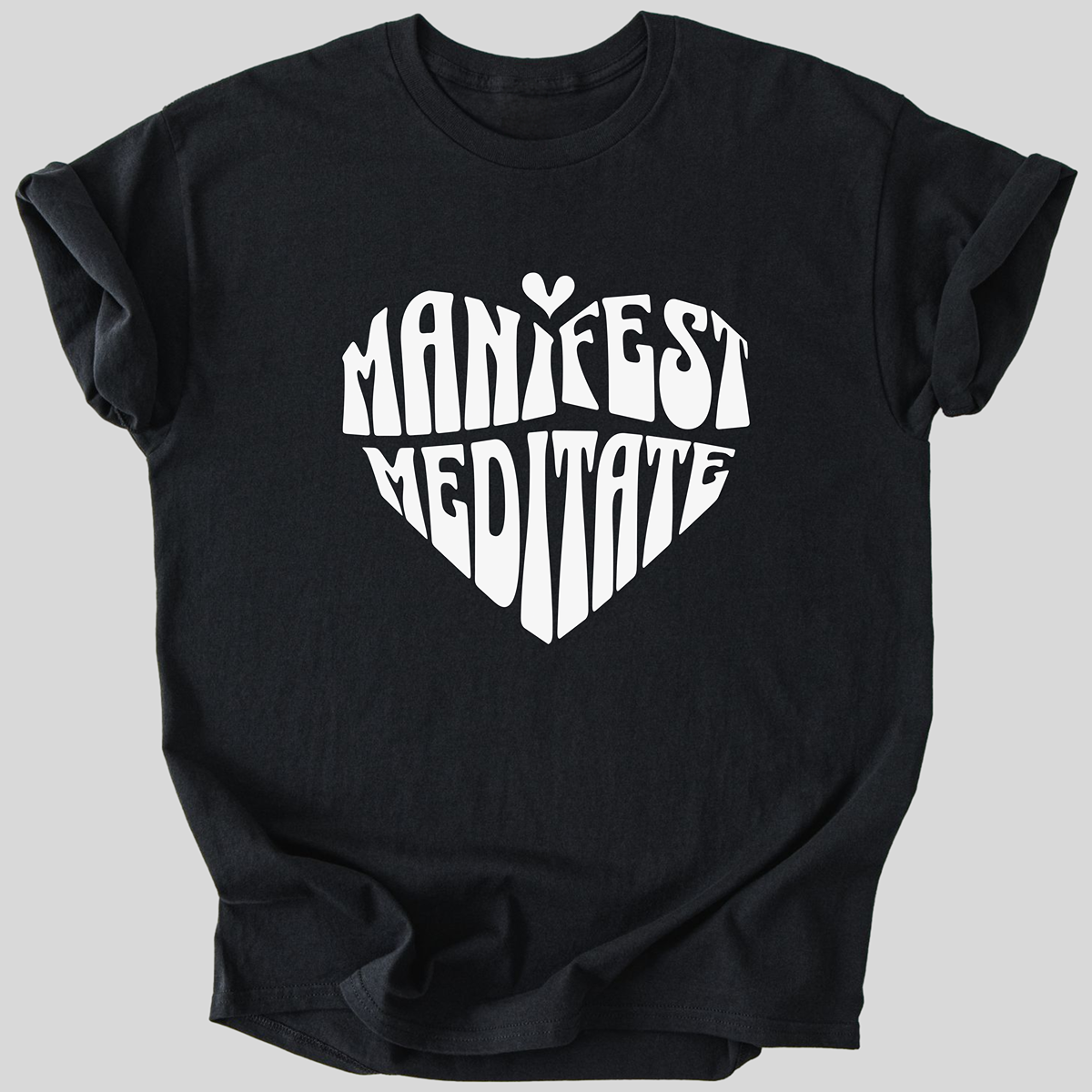 Manifest Meditate Premium Cotton T Shirt