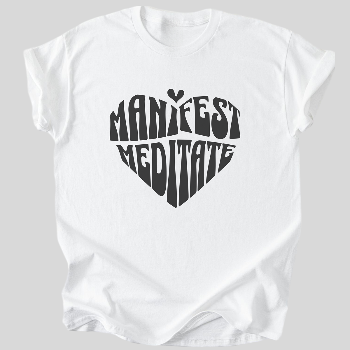 Manifest Meditate Premium Cotton T Shirt