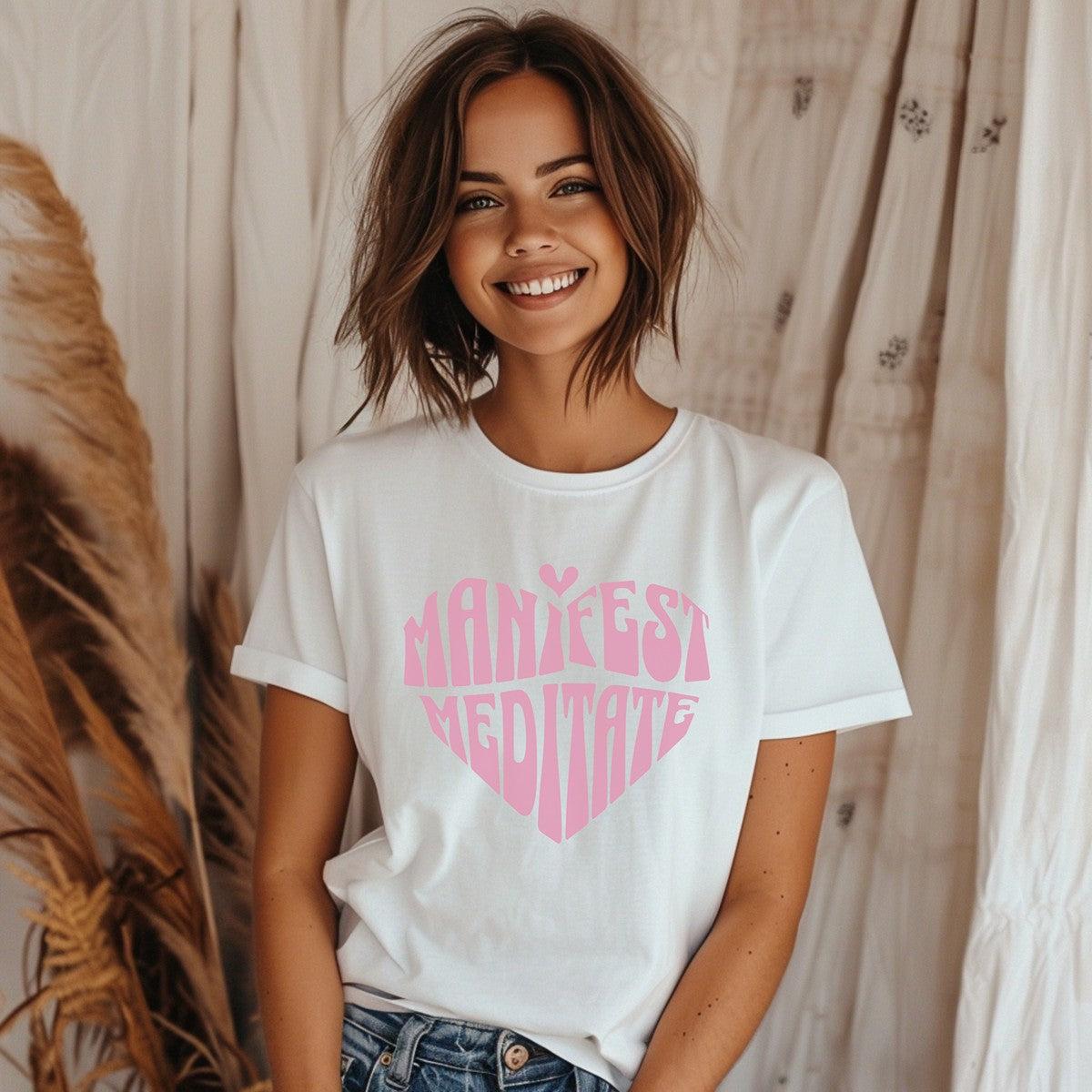 Manifest Meditate Premium Organic Cotton T Shirt