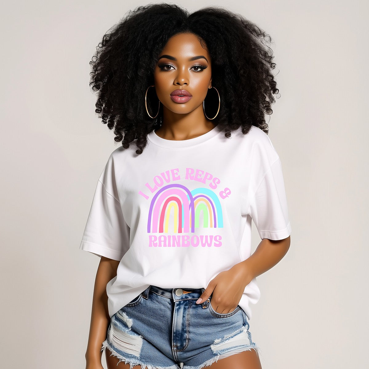 Reps and Rainbows Premium Organic Cotton T-Shirt
