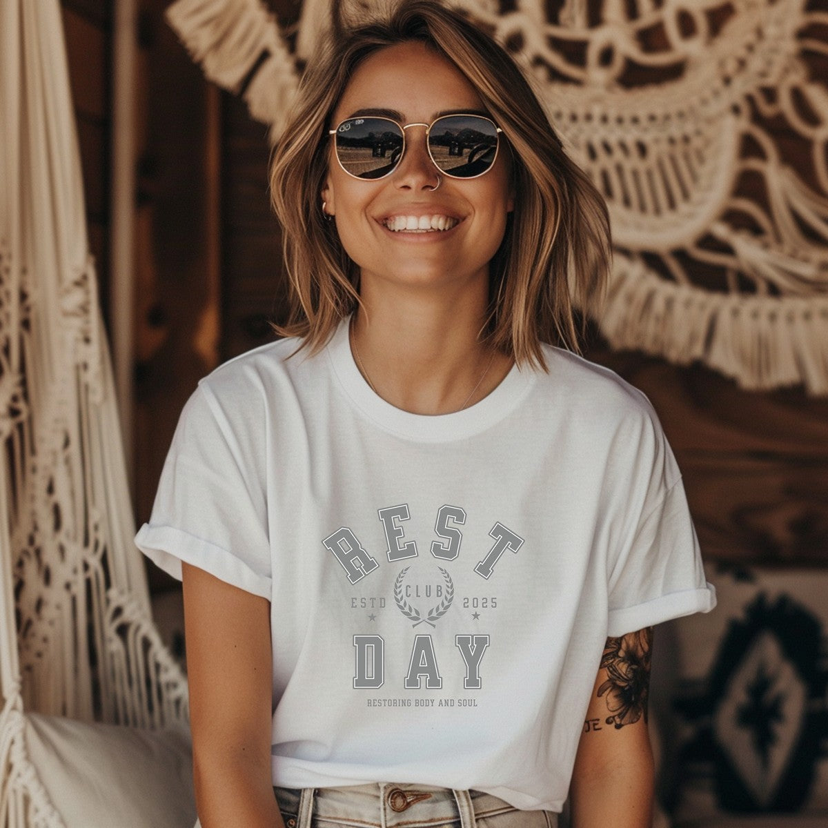 Rest Day Premium Organic Cotton T Shirt