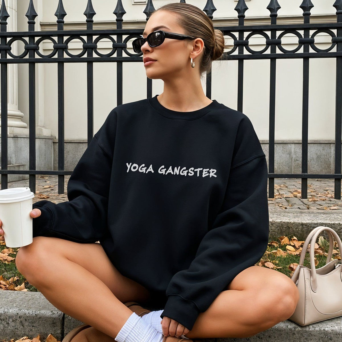 Yoga Gangster Organic Cotton Sweatshirt